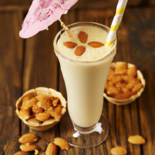 Mediterranean Almond And Honey Milkshake Recipe