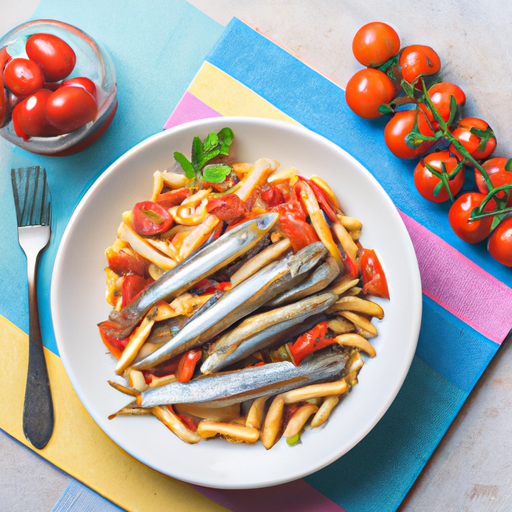 Mediterranean Anchovy And Tomato Pasta Recipe