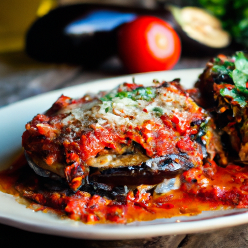 Mediterranean Baked Eggplant Parmesan Recipe