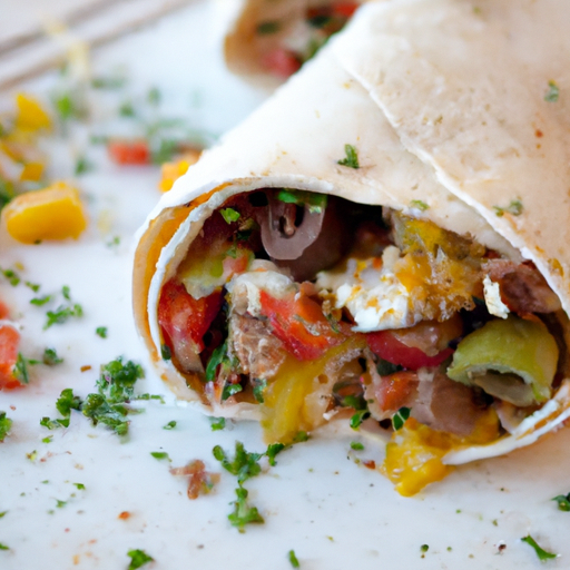 Mediterranean Breakfast Burrito Recipe