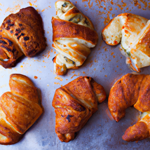 Mediterranean Cheese And Herb Croissants Recipe