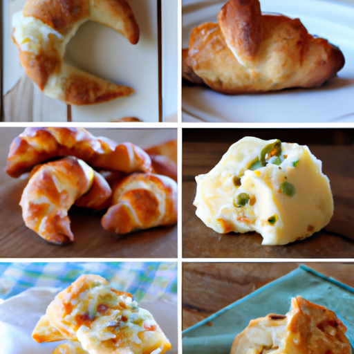 Mediterranean Cheese And Herb Croissants Recipe