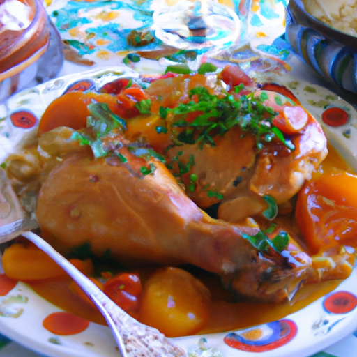 Mediterranean Chicken Tagine With Apricots Recipe Mediterranean Chicken Tagine With Apricots Recipe