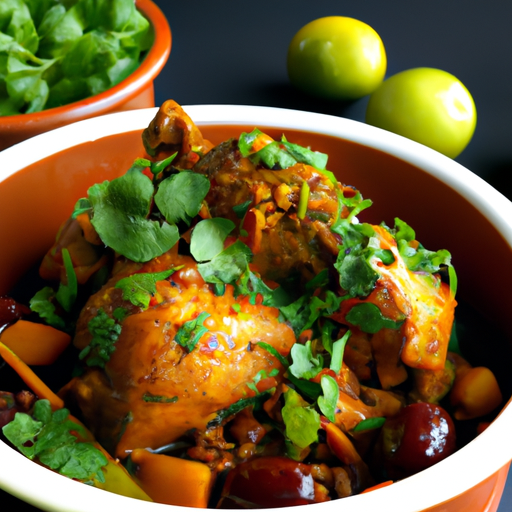 Mediterranean Chicken Tagine With Lemon And Dates Recipe