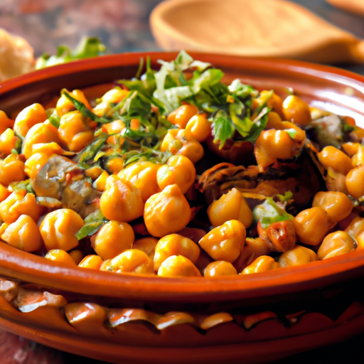 Mediterranean Chickpea And Roasted Vegetable Tagine Recipe