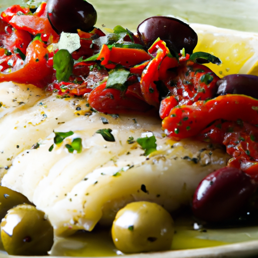 Mediterranean Cod With Tomatoes Recipe Mediterranean Cod With Tomatoes Recipe