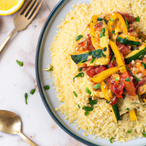 Mediterranean Couscous With Grilled Vegetables Recipe Mediterranean Couscous With Grilled Vegetables Recipe