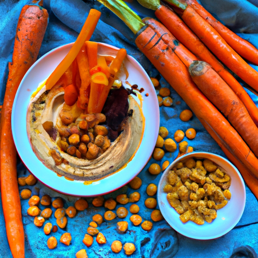 Mediterranean Cumin Roasted Carrot Hummus Recipe