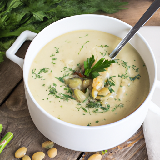 Mediterranean Fava Bean And Dill Soup Recipe