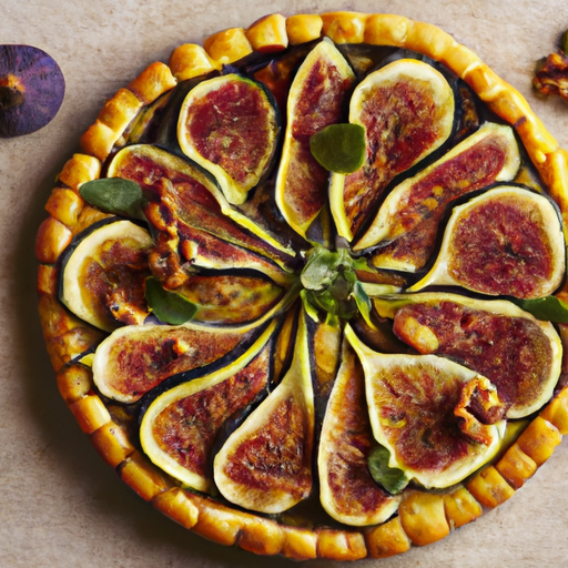 Mediterranean Fig And Walnut Tart Recipe Mediterranean Fig And Walnut Tart Recipe