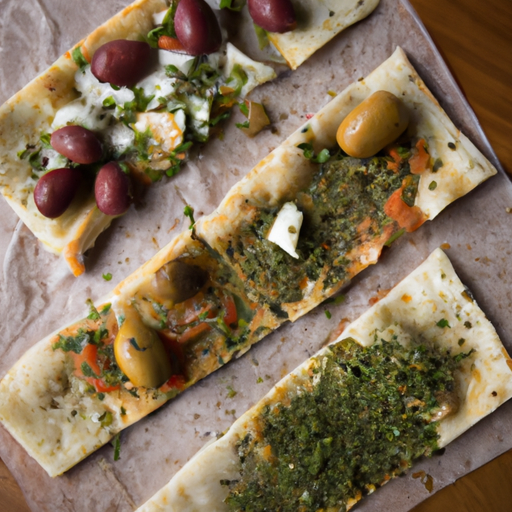 Mediterranean Flatbread With Herbs Recipe