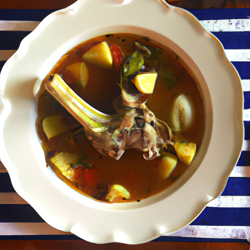 Mediterranean Greek Lamb Soup Recipe