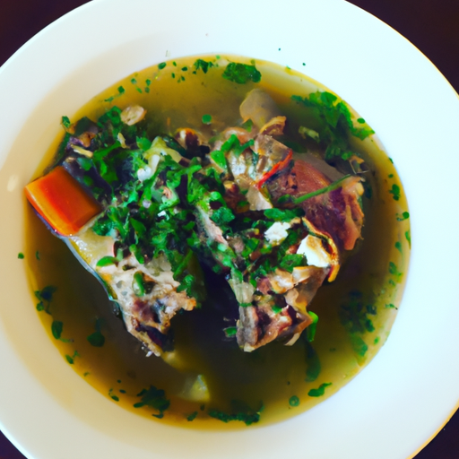 Mediterranean Greek Lamb Soup Recipe