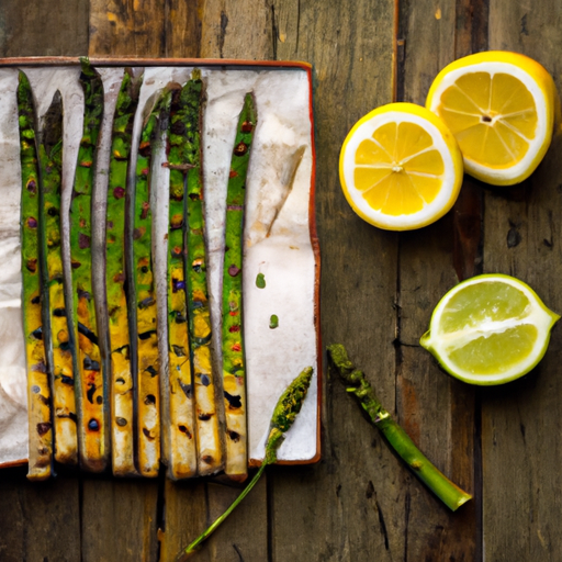 Mediterranean Grilled Asparagus With Lemon Recipe