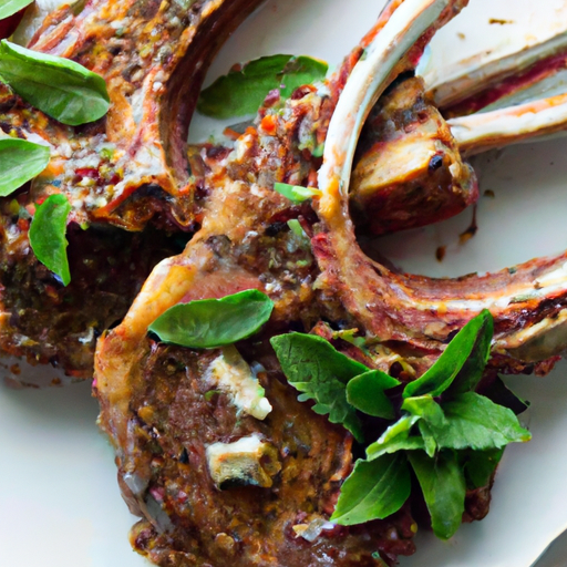 Mediterranean Grilled Lamb Chops With Mint Sauce Recipe