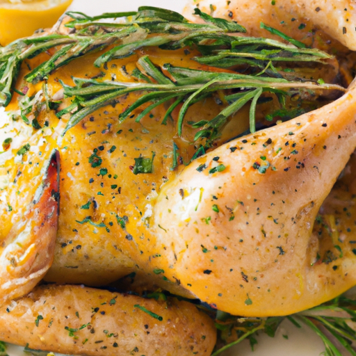 Mediterranean Herb-Roasted Chicken With Lemons Recipe Mediterranean Herb-Roasted Chicken With Lemons Recipe