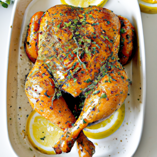 Mediterranean Herb-Roasted Chicken With Lemons Recipe Mediterranean Herb-Roasted Chicken With Lemons Recipe