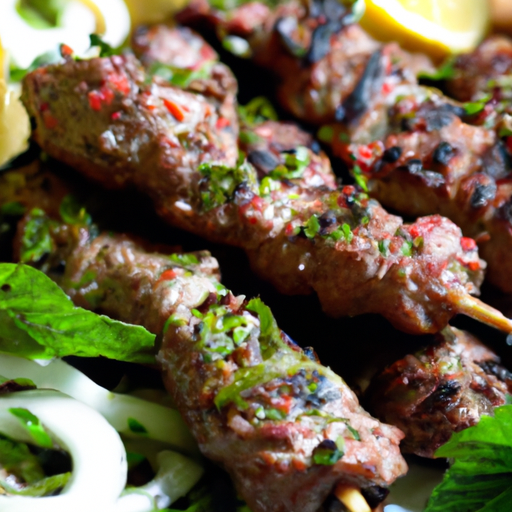Mediterranean Lamb And Mint Kebabs Recipe Mediterranean Lamb And Mint Kebabs Recipe