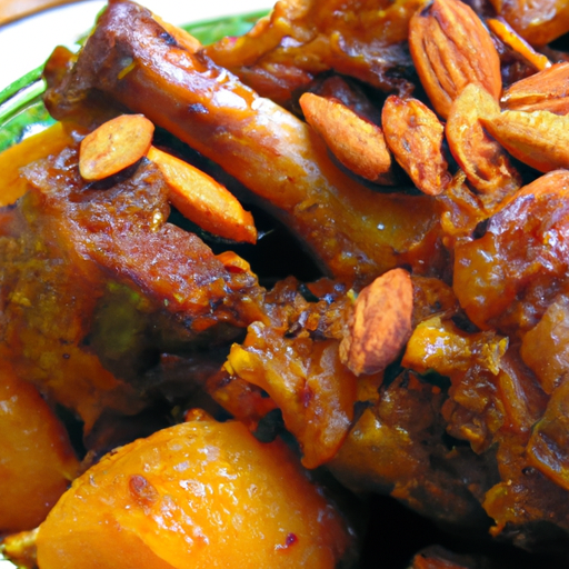 Mediterranean Lamb Tagine With Apricots  Almonds Recipe