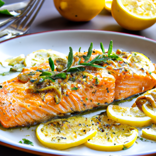 Mediterranean Lemon And Herb Roasted Salmon Recipe