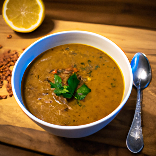 Mediterranean Lentil Soup With Lemon Recipe