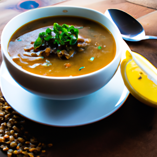Mediterranean Lentil Soup With Lemon Recipe