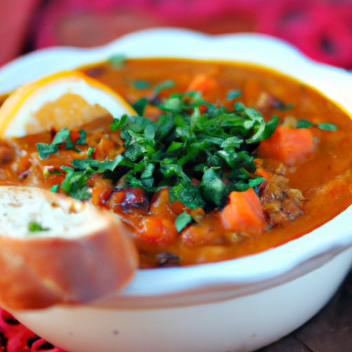 Mediterranean Moroccan Spiced Red Lentil Soup Recipe