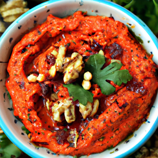 Mediterranean Muhammara (Roasted Red Pepper Walnut Dip) Recipe Mediterranean Muhammara (Roasted Red Pepper Walnut Dip) Recipe
