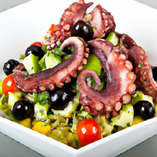 Mediterranean Octopus Salad With Capers Recipe