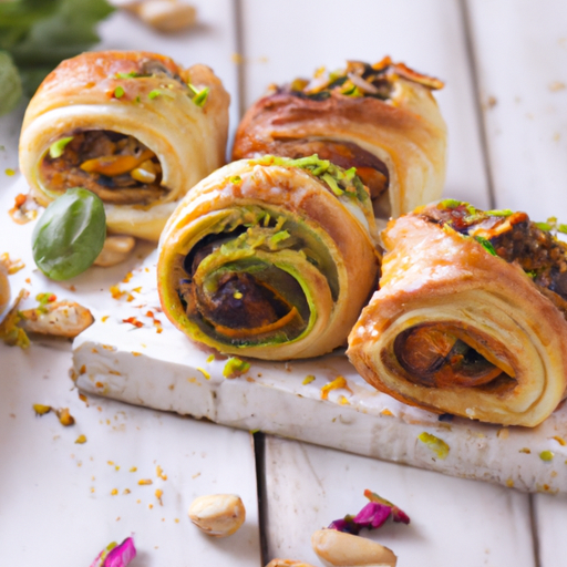 Mediterranean Pistachio And Apricot Scrolls Recipe