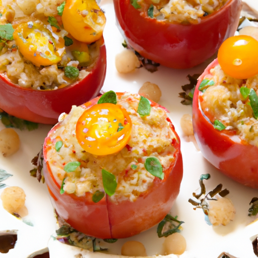 Mediterranean Quinoa Stuffed Tomatoes Recipe Mediterranean Quinoa Stuffed Tomatoes Recipe