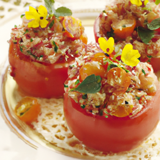 Mediterranean Quinoa Stuffed Tomatoes Recipe Mediterranean Quinoa Stuffed Tomatoes Recipe