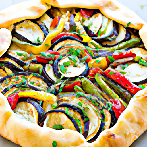 Mediterranean Roasted Vegetable Galette Recipe