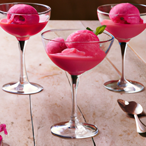 Mediterranean Rose Water And Raspberry Sorbet Recipe
