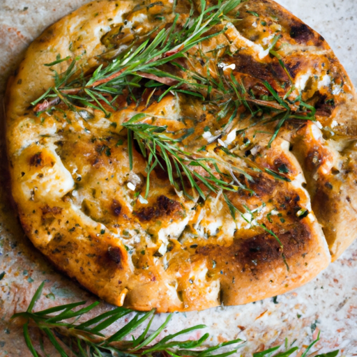 Mediterranean Rosemary And Garlic Flatbread Recipe