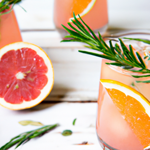 Mediterranean Rosemary And Grapefruit Spritzer Recipe