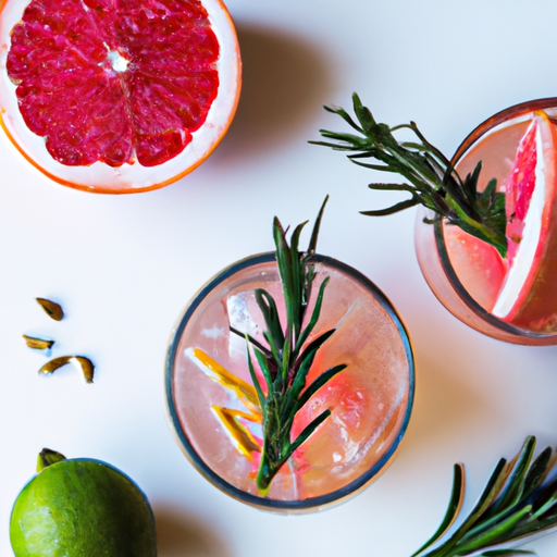 Mediterranean Rosemary And Grapefruit Spritzer Recipe