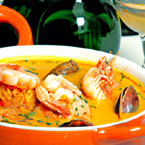 Mediterranean Saffron  Seafood Soup Recipe