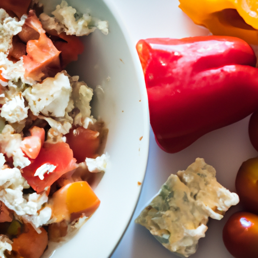 Mediterranean Scramble With Tomatoes And Feta Recipe