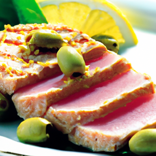 Mediterranean Seared Tuna With Olive Relish Recipe Mediterranean Seared Tuna With Olive Relish Recipe