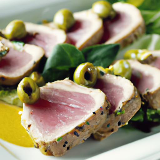 Mediterranean Seared Tuna With Olive Relish Recipe Mediterranean Seared Tuna With Olive Relish Recipe