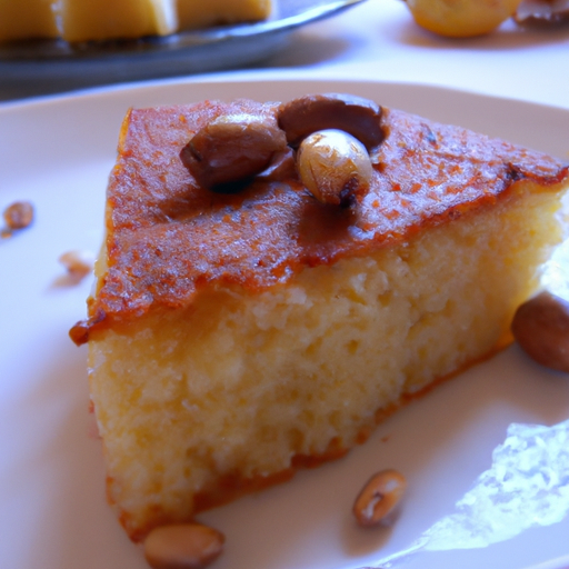 Mediterranean Semolina Cake (Basbousa) Recipe