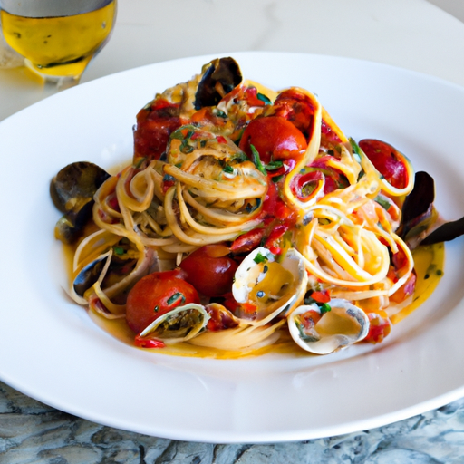 Mediterranean Spaghetti With Clams And Cherry Tomatoes Recipe Mediterranean Spaghetti With Clams And Cherry Tomatoes Recipe