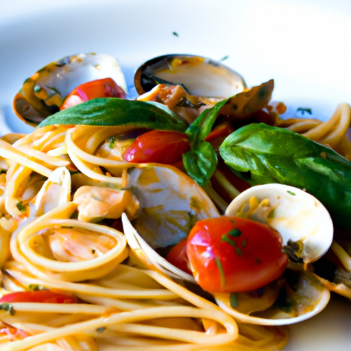 Mediterranean Spaghetti With Clams And Cherry Tomatoes Recipe Mediterranean Spaghetti With Clams And Cherry Tomatoes Recipe