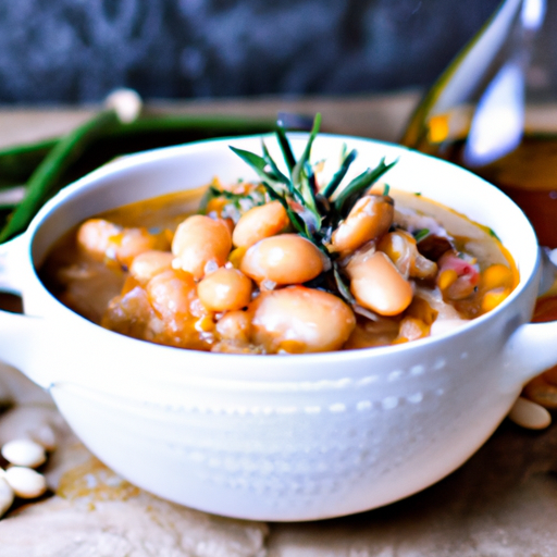 Mediterranean Spanish-style White Bean Soup Recipe