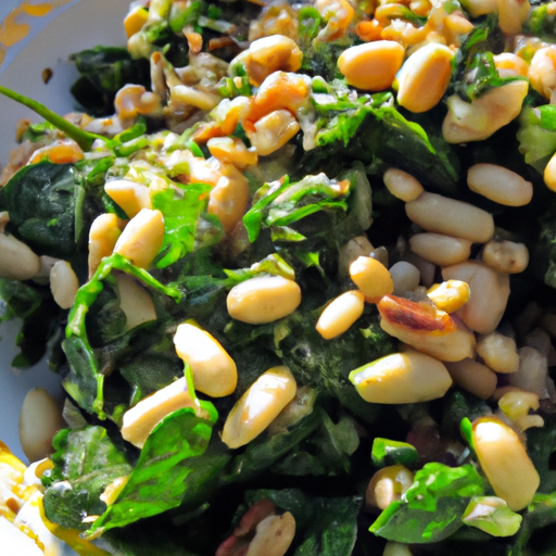 Mediterranean Spinach And Pine Nut Pilaf Recipe