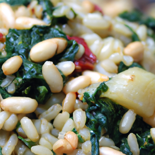 Mediterranean Spinach And Pine Nut Pilaf Recipe