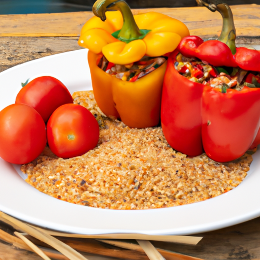 Mediterranean Tomato And Barley Stuffed Peppers Recipe Mediterranean Tomato And Barley Stuffed Peppers Recipe
