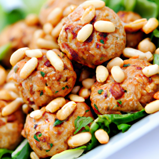 Mediterranean Turkey Meatballs With Pine Nuts Recipe