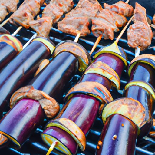Mediterranean Turkish Lamb And Eggplant Kebabs Recipe